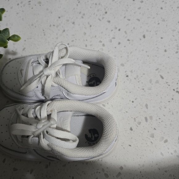 Kids White Sneakers - Picture 10 of 15